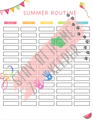 Summer Schedule
